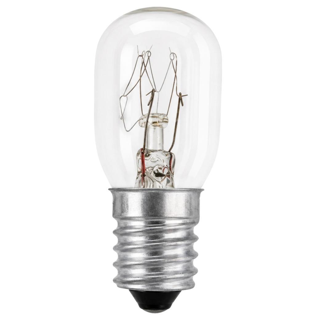 Mini Lâmpada Incandescente E14 Tubular para Uso em Geladeira Refrigerador 127V 15W Bestfer