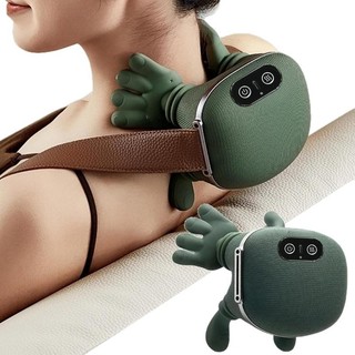Massageador Cervical e Pescoço Elétrico Portátil 3 Intensidades + Aquecimento Infravermelho Presente Dia dos Pais