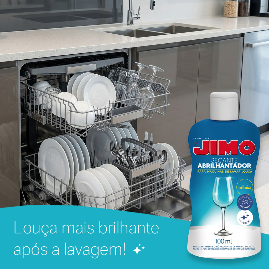 Jimo Abrilhantador Secante Para Lava Louças 100ml — imagem 2 de 2