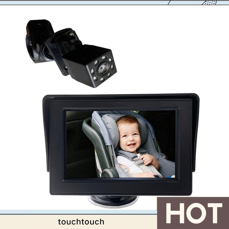 Câmera De Carro De Bebê , Espelho Retrovisor Monitor De 4.3 Polegadas , Assento Observar Toque De Bebê1 . br