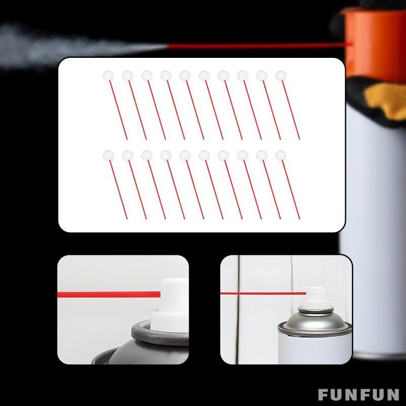 [Funfun] Tubos De Lata De Spray PP Kit De Extensão De Acoplamento Rápido Canudos Flexíveis Para Limpador De Tinta Em Aer