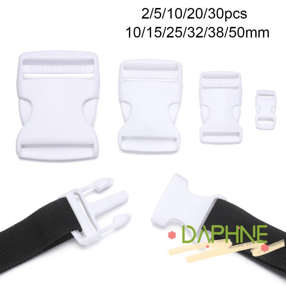 DAPHNE 2/5/10/20/30pcs Fivelas De Liberação Lateral 6 Tamanhos Bolsa Correia Hardware Dual Paracord Pulseira Bloqueio