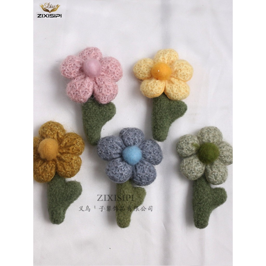 Lã girassol para baixo jaqueta saco chapéu outono inverno série roupas decoração cocar acessórios DIY