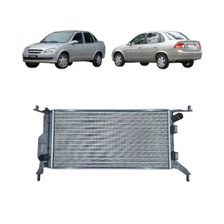 RADIADOR CLASSIC 1.0 8V MANUAL COM E SEM AR 2011 2012 2013 2014 2015 2016
