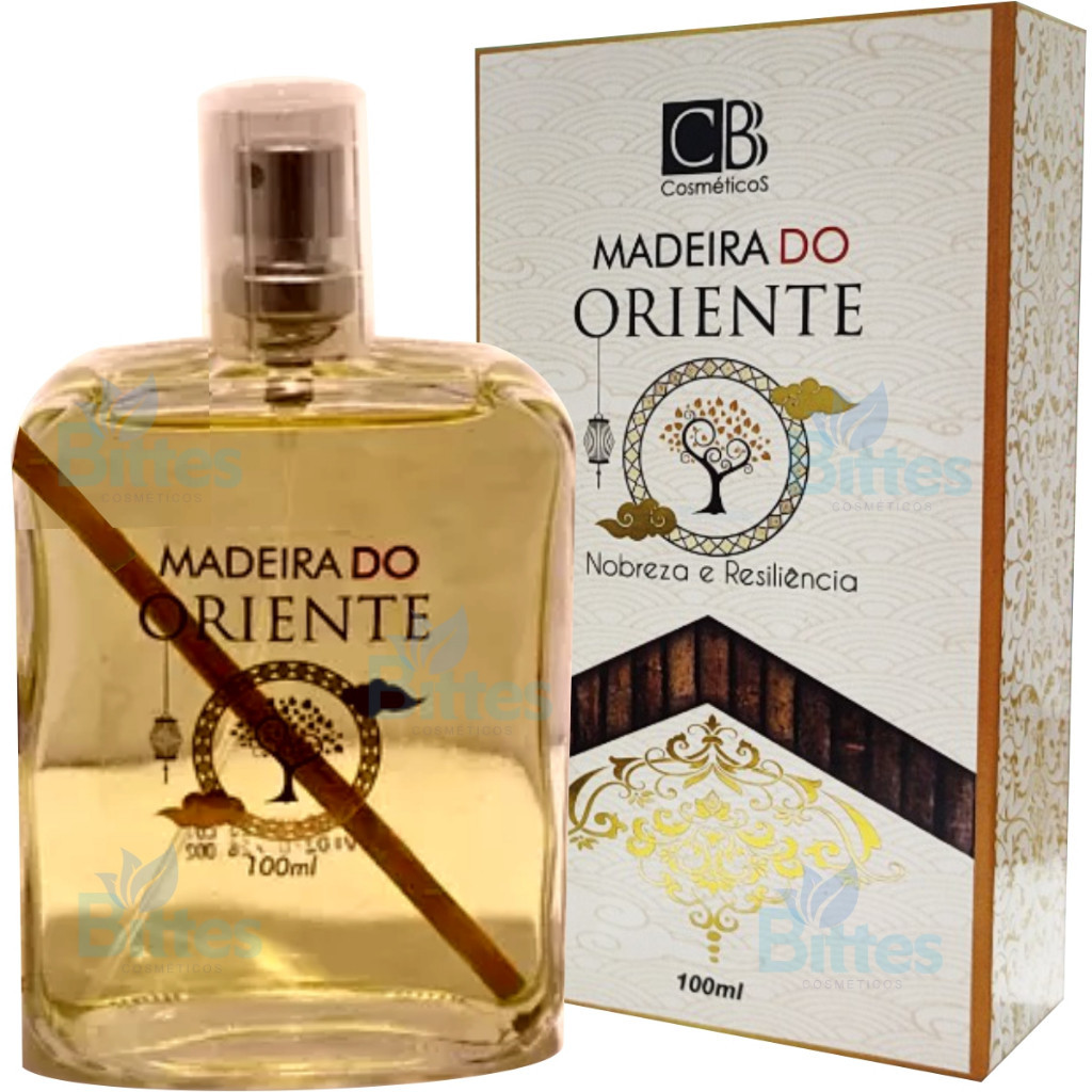 DEO COLÔNIA MADEIRA DO ORIENTE CBB COSMÉTICOS FRAGRÂNCIA AMADEIRADA