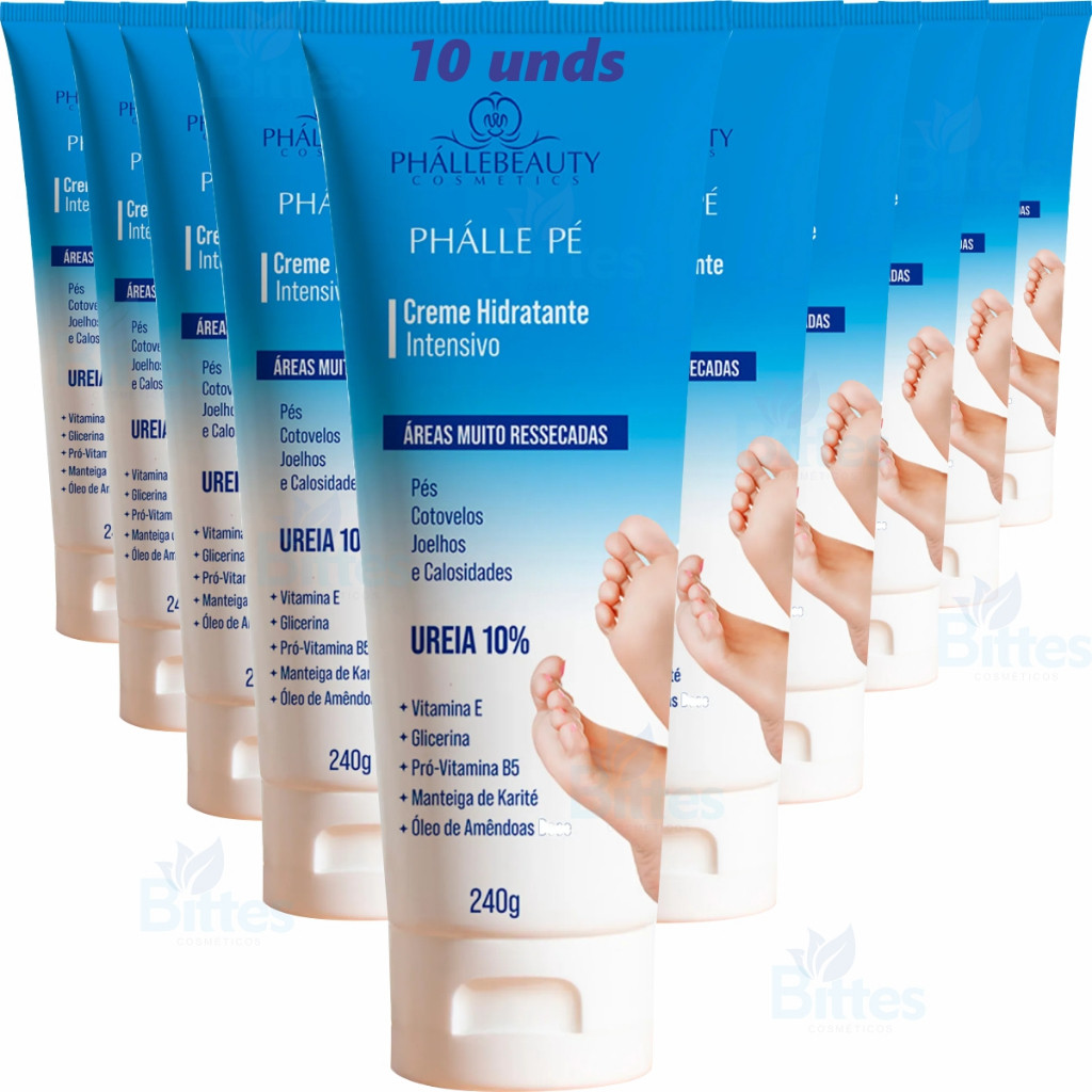 Kit 10 Cremes Hidratantes Phálle Pé Phállebeauty