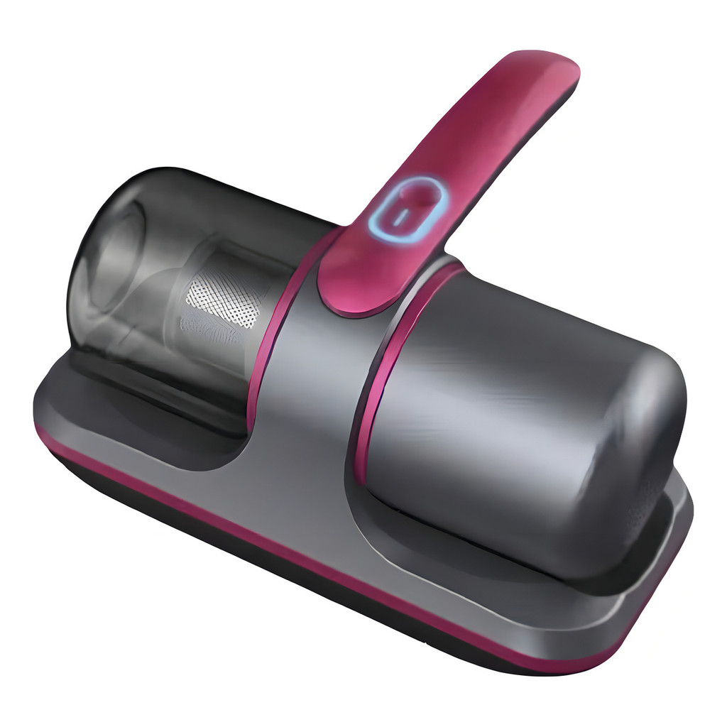 Aspirador Portátil Anti-ácaro Esterilização Luz Uv Sem Fio Cor Rose