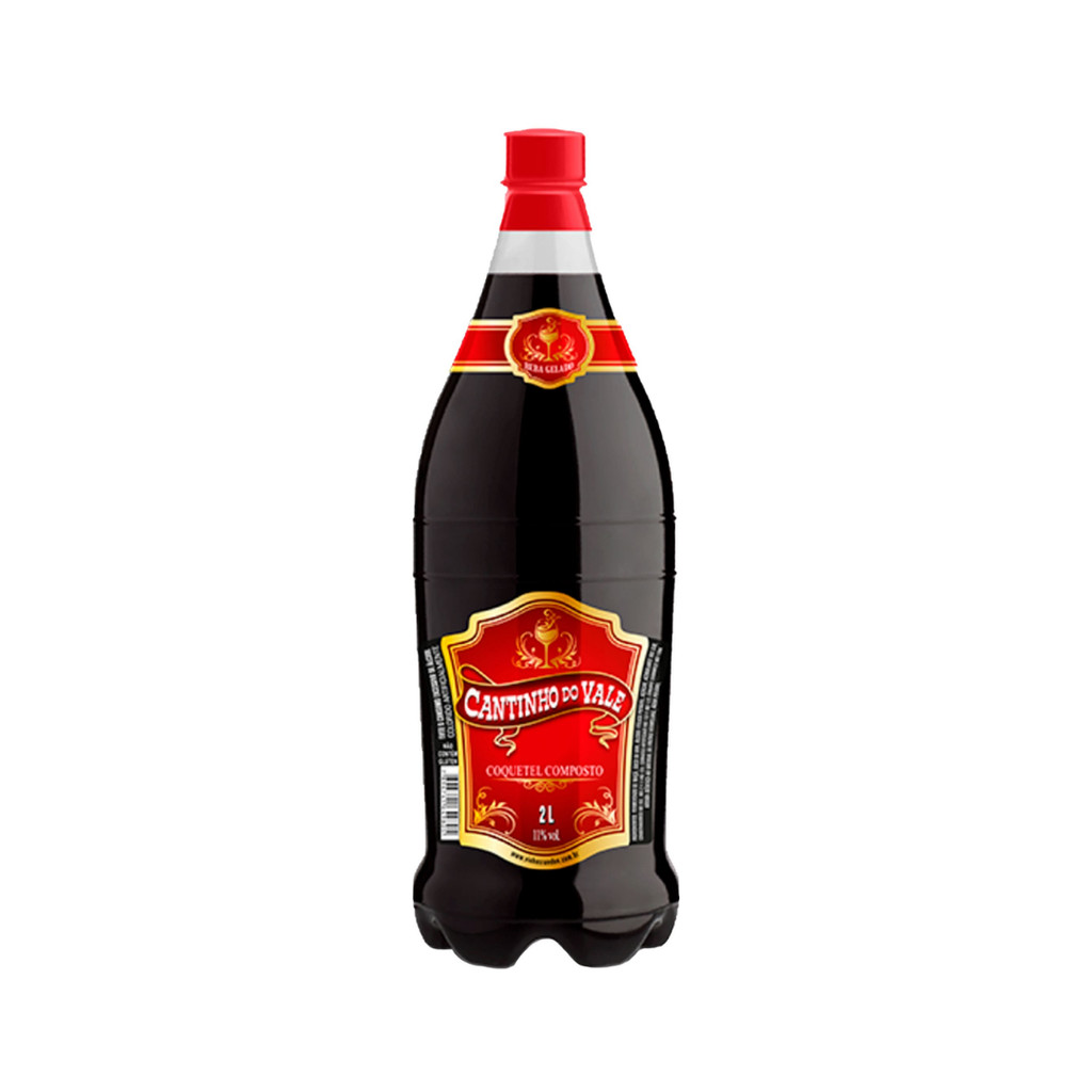 Vinho Composto Cantinho Do Vale Tinto Suave Pet 2L