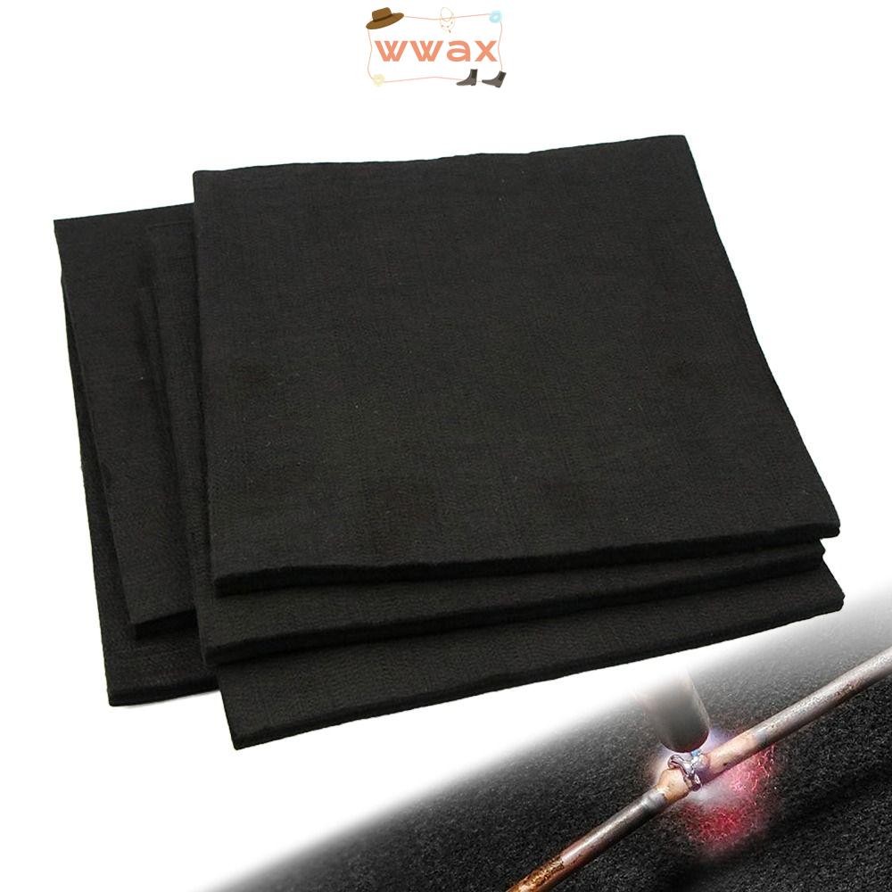 Tapete À Prova De Fogo WWAX , Material Preto Até 1800 ° Almofada De Manta De Soldagem F , De Solda De Tecido Retardador