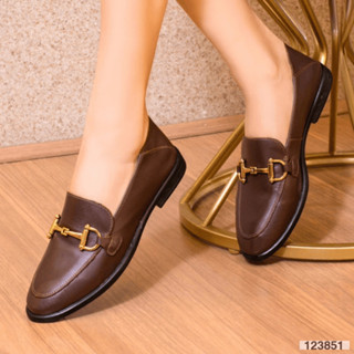 Mocassim loafer couro detalhede bridao palmilha confort linha boutique em Oferta na Shopee