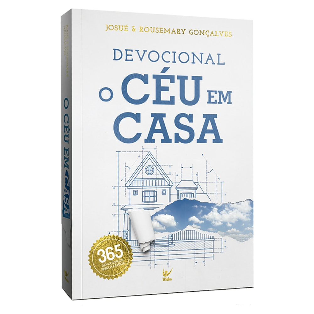 Devocional O Céu em Casa | Josué e Rousemary Gonçalves em Oferta na Shopee