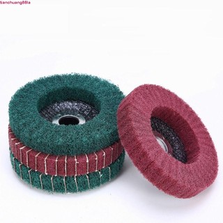 Roda De Polimento TIANCHUANG , Disco De Moagem Redondo Com Aba De Fibra De Nylon , 10 Cm