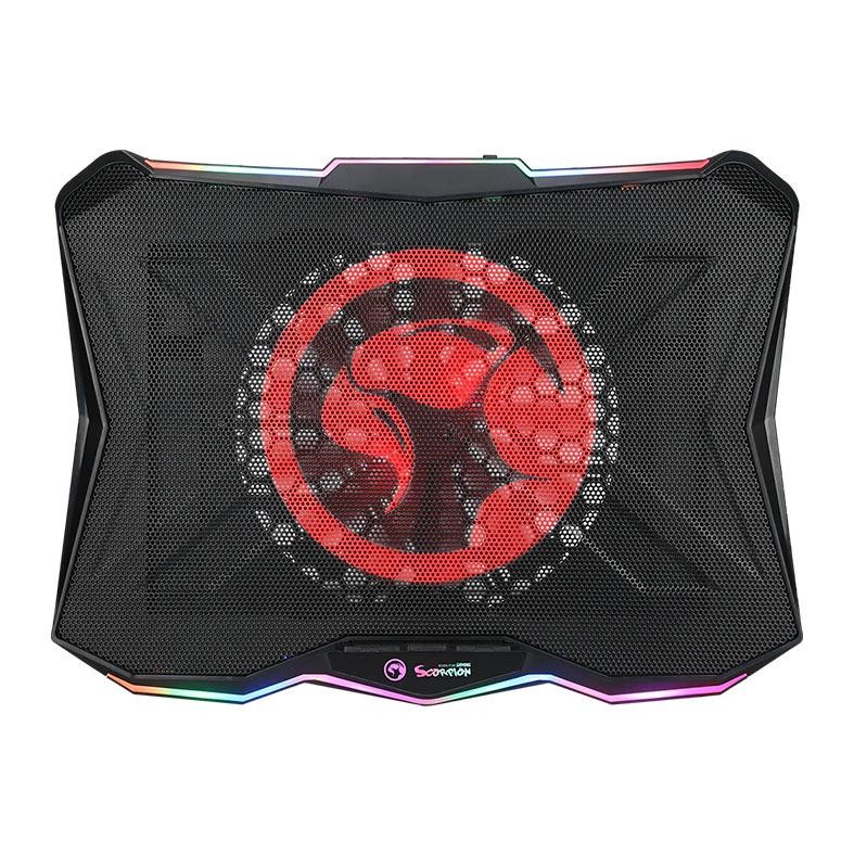 Base Para Notebook Marvo FN-40 Atlas 40, Ate 17 Pol, Preto e Vermelho, FN-40 em Oferta na Shopee