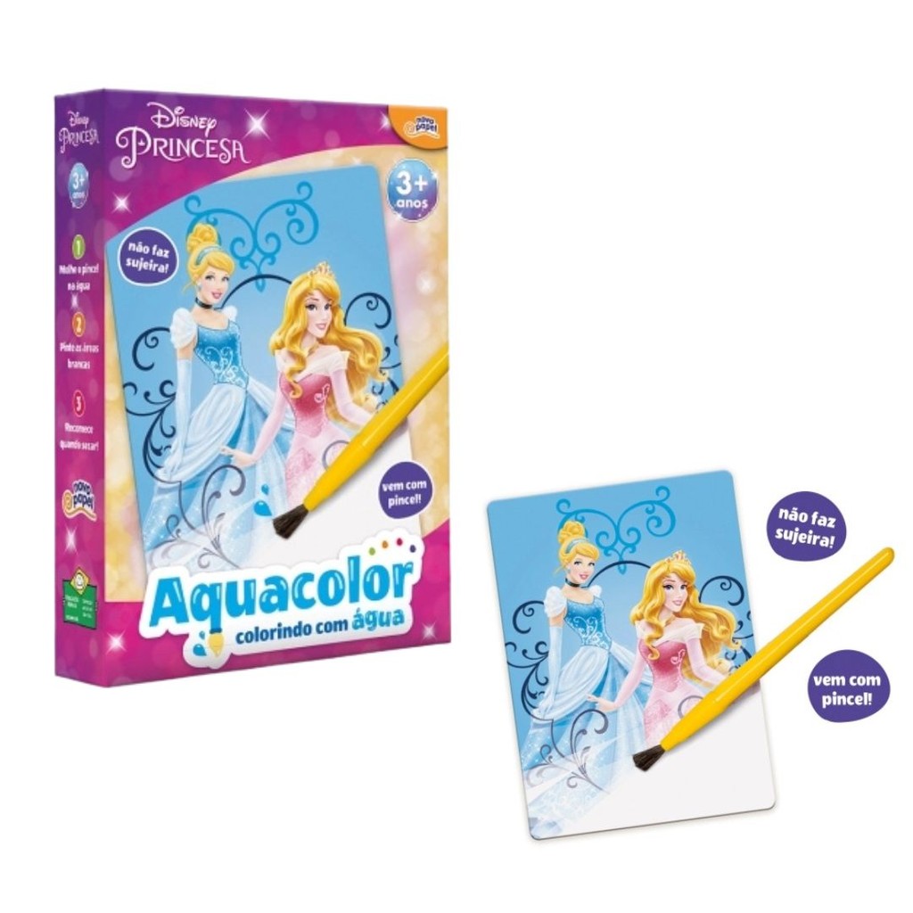 Aquacolor Princesas Disneys Colorindo com Água - Toyster