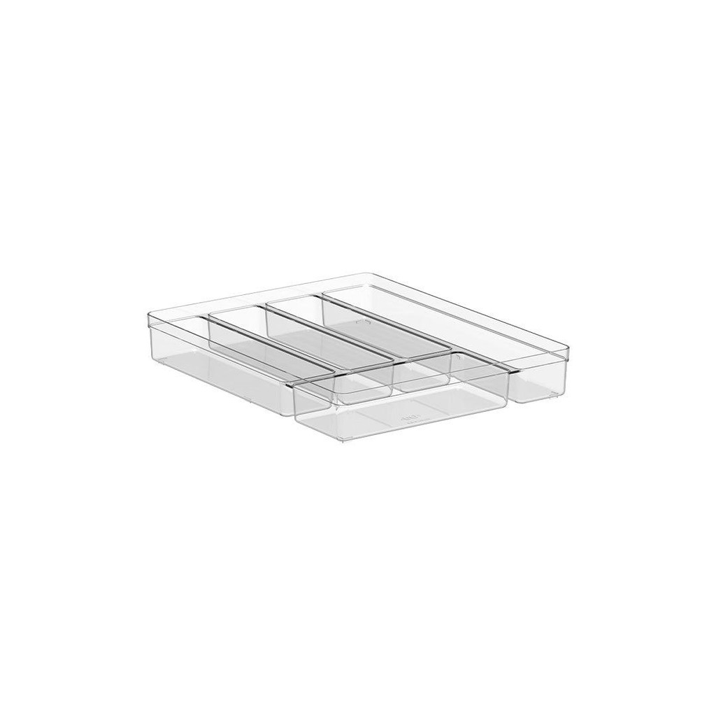 Organizador de Talheres Ou 5 Seções Linha Clear em Oferta na Shopee