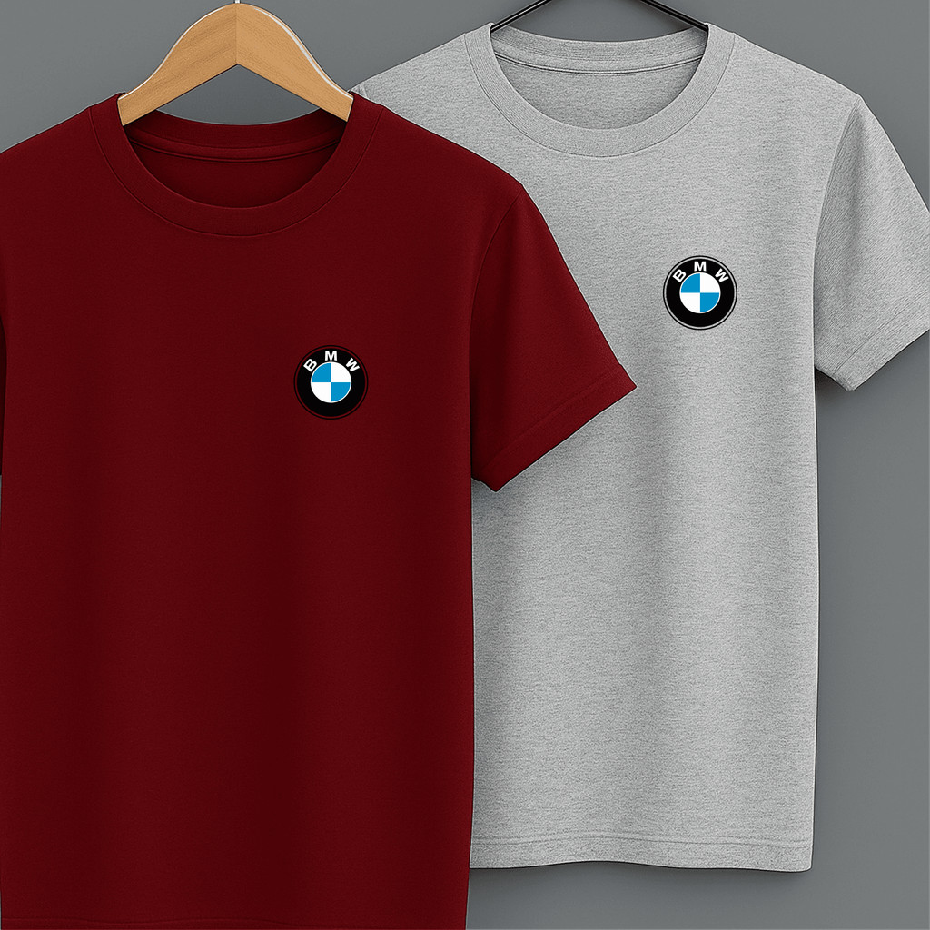 Camiseta Masculina/Feminina BMW – Estampa DTF Resistente e Caimento Perfeito