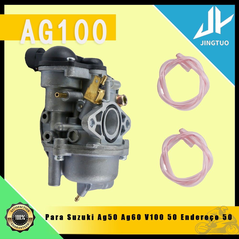 Para Suzuki Ag50 Ag60 V100 50 Endereço 50 2 Tempos Motor Scooter Ciclomotor Sujeira Pit Bike Ag100 Carburador Carb