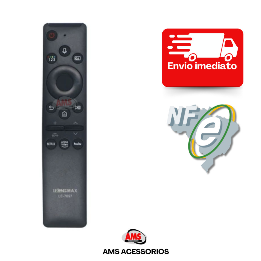 Controle Remoto Samsung Smart TV 4k UN40K6500AG UN40K6000AG UN40K6300AG UN49K6500AG