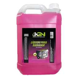 Aditivo Fluído Líquido Radiador Rosa Pronto Uso Kn 5 Litros