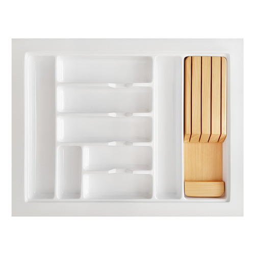 Divisor Talher Organizador Og-149 Branco + Faqueiro Branco