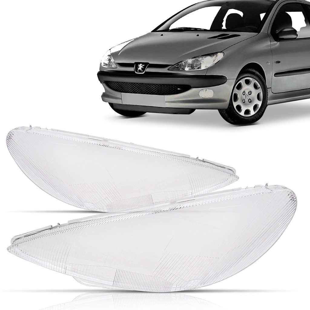 Par Lente Farol Peugeot 206 98 99 2000 2001 2002 2003 2004 2005 2006 2007 2008 em Oferta na Shopee