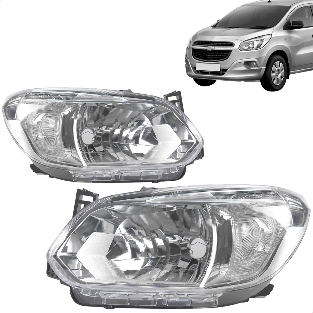 Par Farol Spin 2013 2014 2015 2016 2017 2018 Cromado em Oferta na Shopee