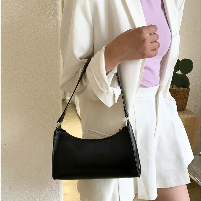Bolsa Baguete Feminina Lisa Minimalista e Elegante Bolsa Pequena