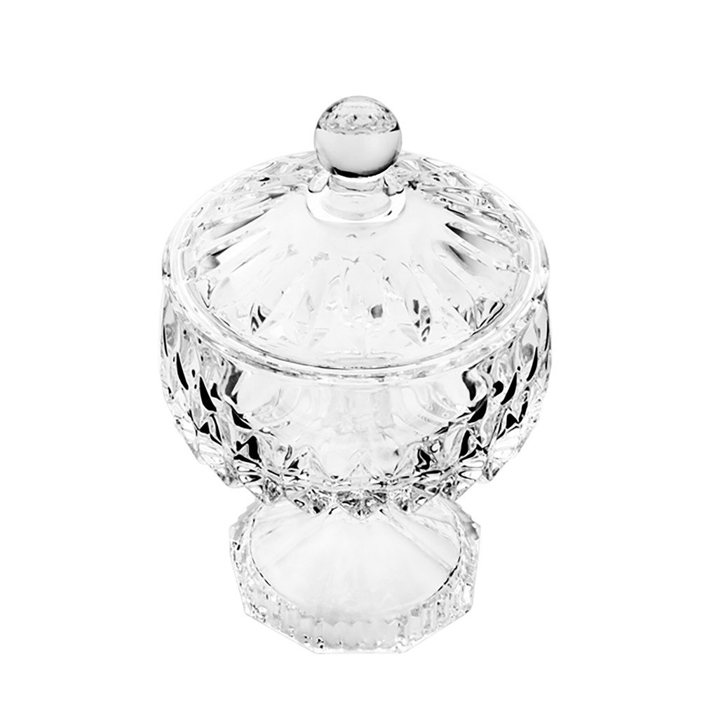 Bomboniere De Cristal com Pé Louise 18x11cm - Wolff