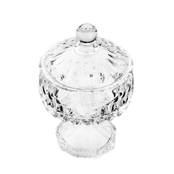 Bomboniere De Cristal com Pé Louise 18x11cm - Wolff