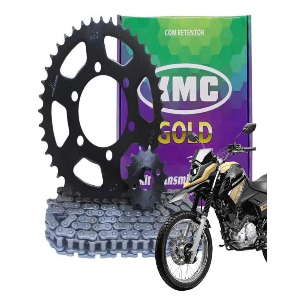 Kit Relação Transmissão Tração Crosser 150 C Retentor 2015 2016 2017 2018 2019 A 2023 Kmc Original