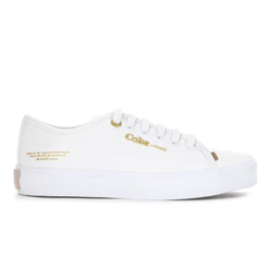 Tênis Coca Cola Key West Town Branco e Dourado - Feminino