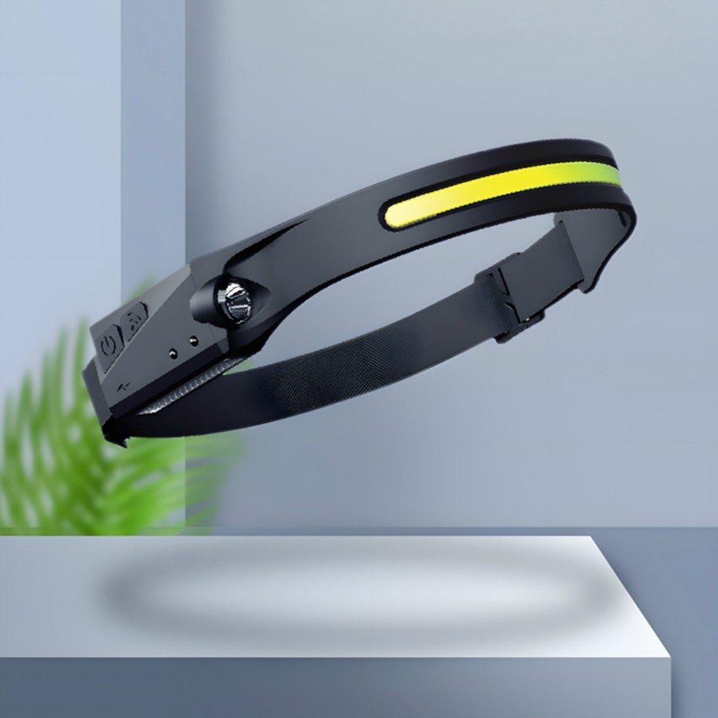 Lanterna de cabeça com SUPER LED Recarregável USB Type C Su em Oferta na Shopee