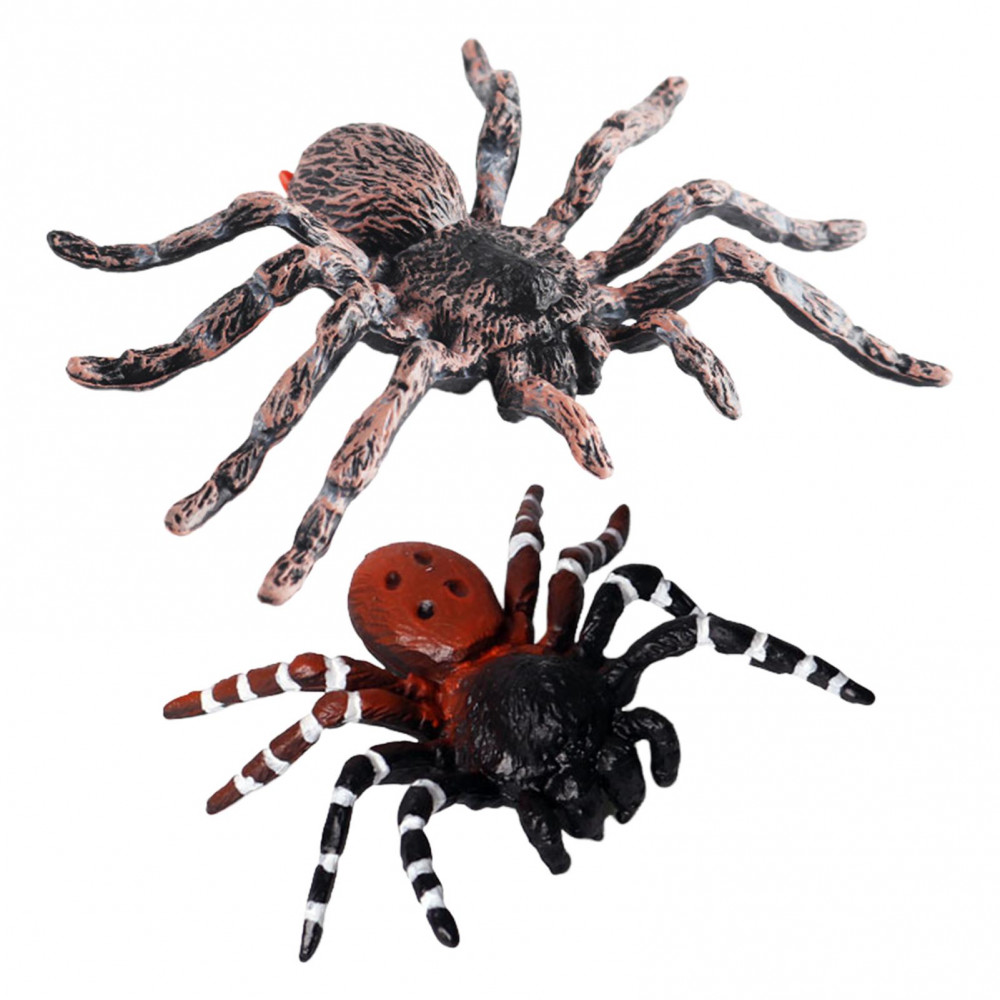 Aranha Falsa De Pintada Branca Brasileira , Brinquedo De Brincadeira De Terror Realista , Adereços Engraçados De Hallowe