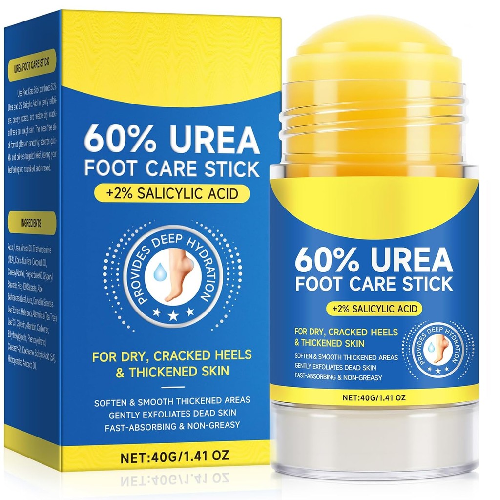 60 % Uréia Com 2 Ácido Salicílico Cuidados Os Pés Stick Creme Hidratante Para Secos Rachados Cotovelos , Mãos Hidrata E em Oferta na Shopee
