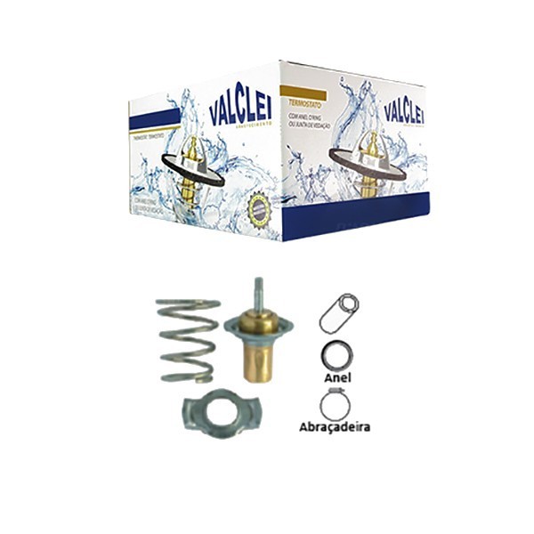Válvula Termostática Doblo 2002 A 2006 / Fiorino 2004 A 2013 / Idea 2006 A 2011 / Palio 2001 A 2011 - Valclei 3350.87