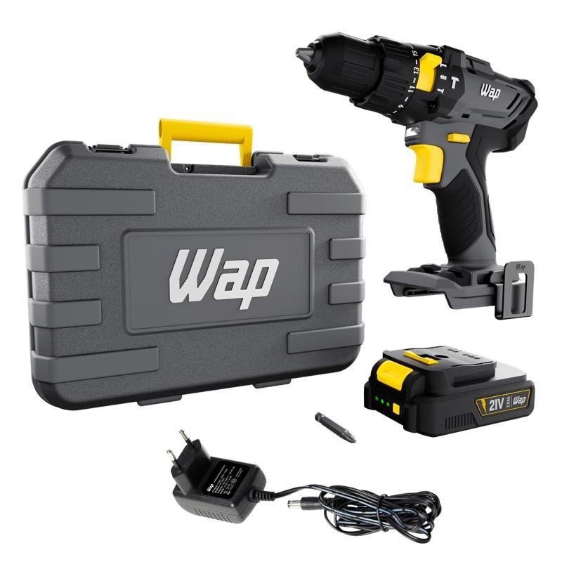 Parafusadeira e Furadeira de Impacto WAP 21V K21 ID01 Bivolt em Oferta na Shopee