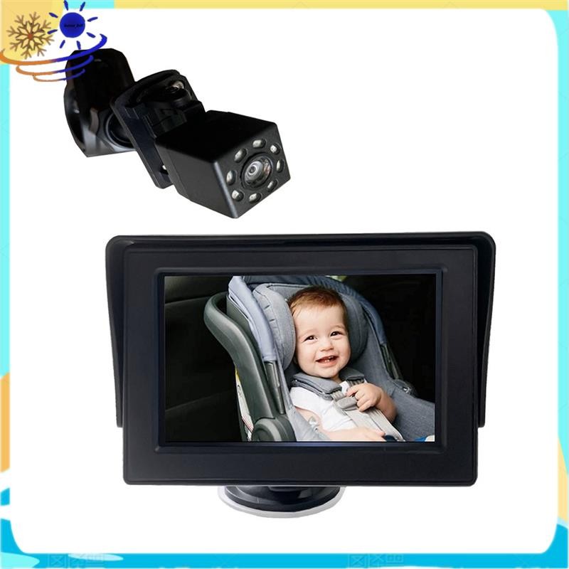 Câmera Do Carro Bebê , Espelho Retrovisor Monitor De 4.3 Polegada , Assento De Observar O