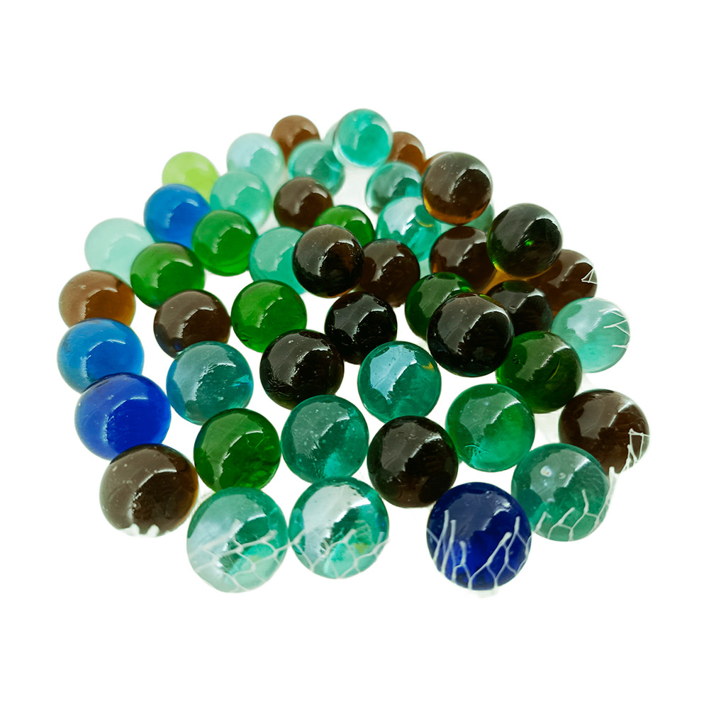 Kit 100 Bolinhas Bola de Gude De Vidro Coloridas Várias Cores Coleção Decoração Brilhantes