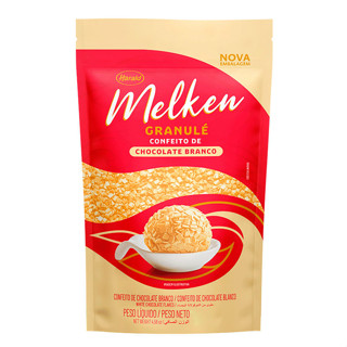 Chocolate Melken Granulé Branco 400g HARALD em Oferta na Shopee
