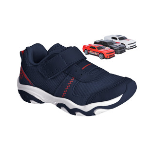 Tênis Infantil Menino Kidy Play Brinquedo Carrinho Confortável Ajustável Moderno Casual Escolar em Oferta na Shopee