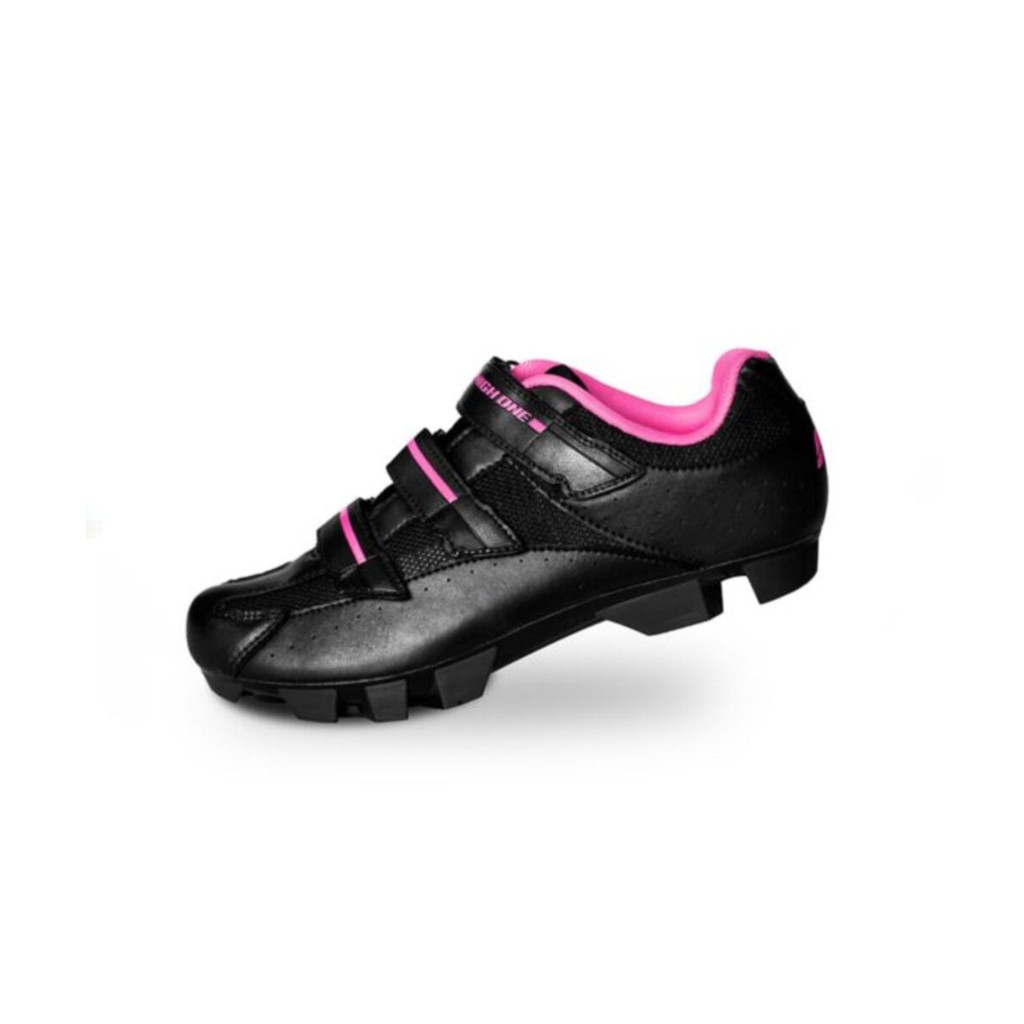 Sapatilha P/ Ciclismo MTB Highone Cobok Preto/Rosa