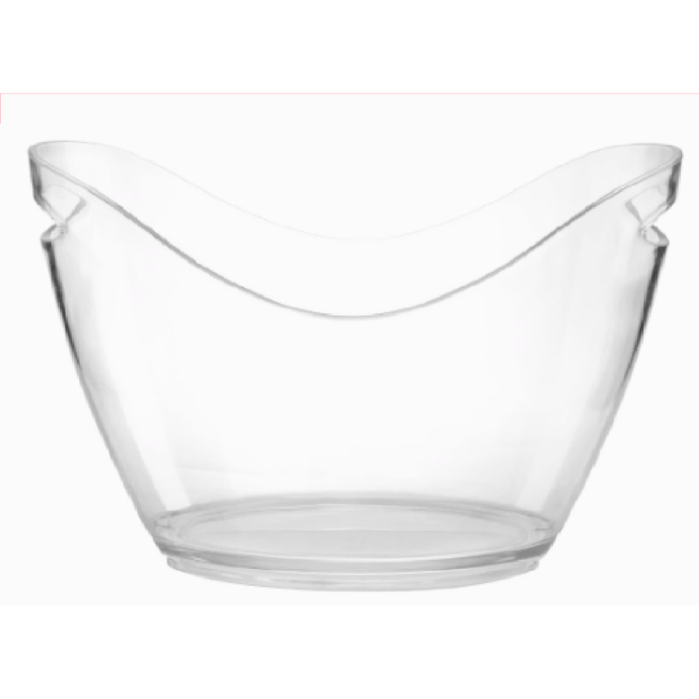 Balde Acrílico Transparente para Champagne 20x24,5x21cm em Oferta na Shopee