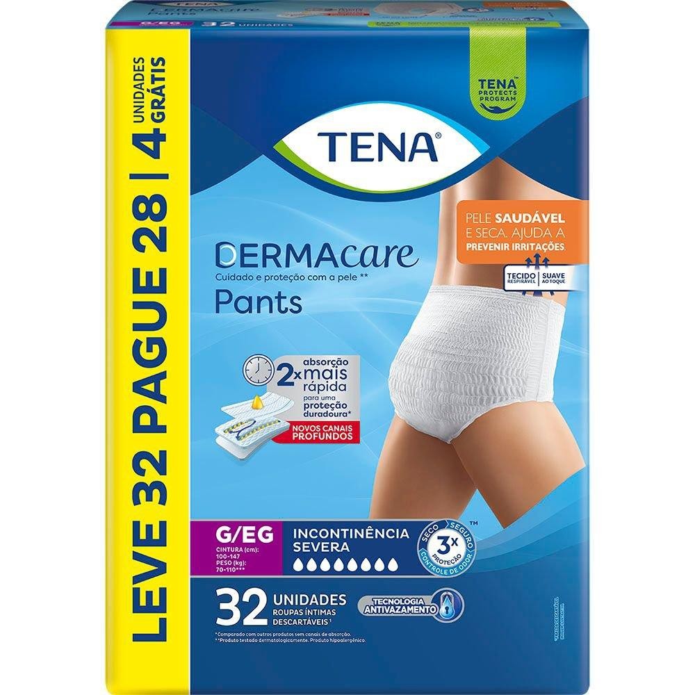 Imagem Roupa Íntima Tena Pants Dermacare G/EG Leve 32 Pague 28 unidades