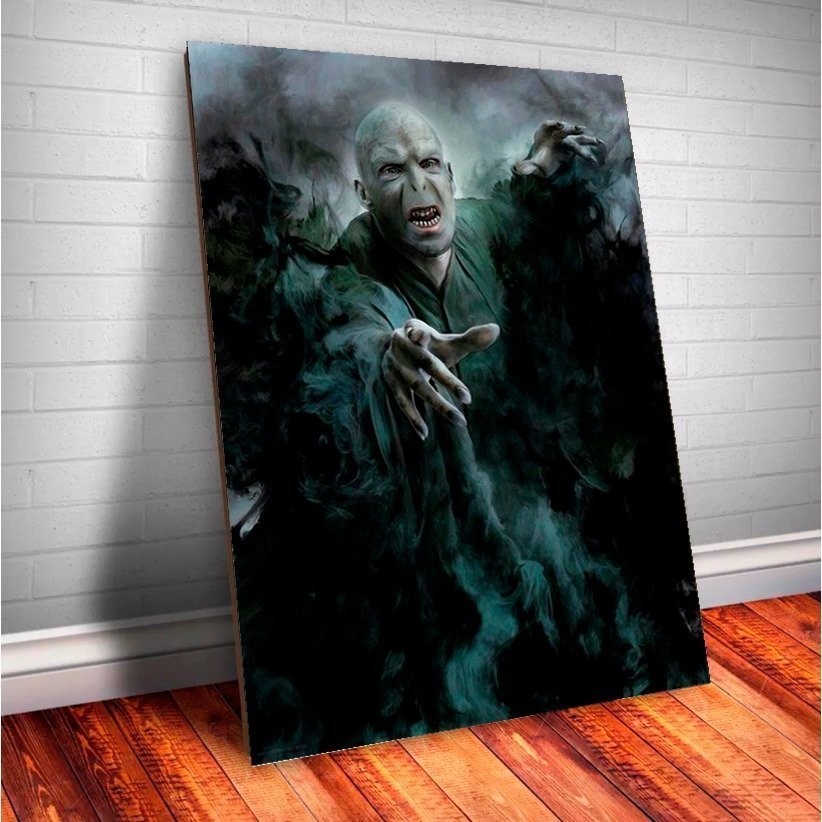 Quadro MDF Lord Voldemort Harry Potter Placa  Decorativa 14x21