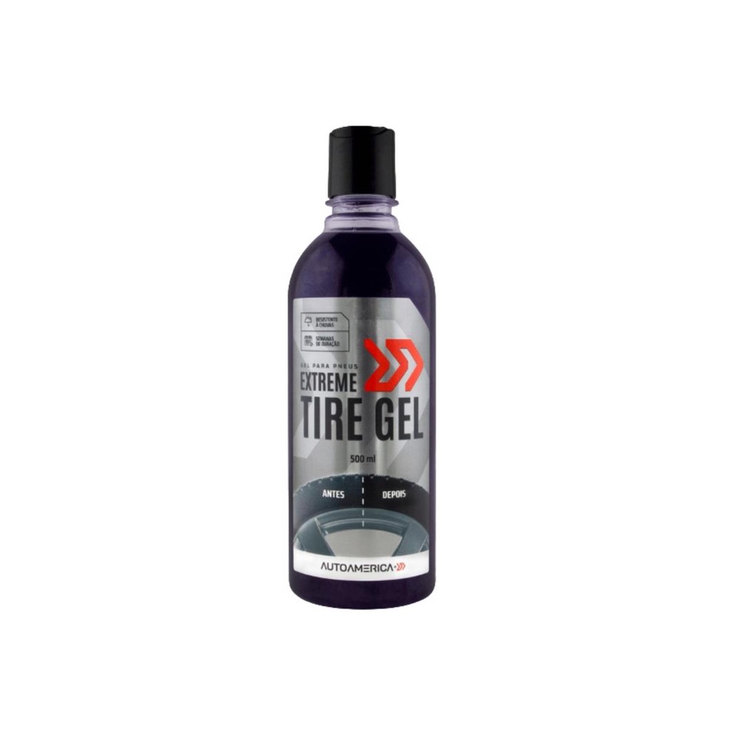Brilha Pneu Extreme Autoamerica Tire Gel 500ml