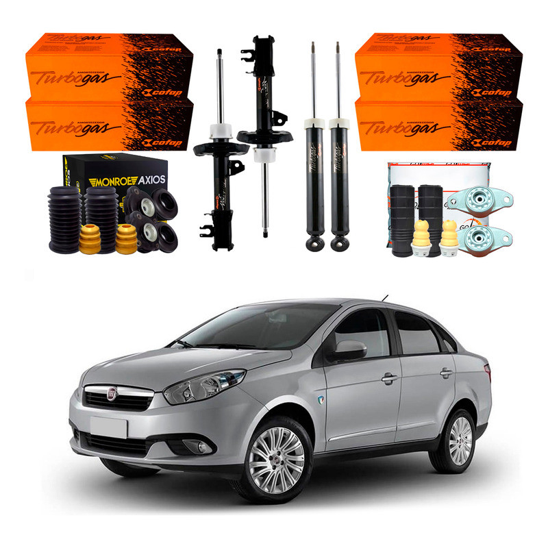 Amortecedor Dianteiro Traseiro Grand Siena 1.4 2012 A 2016 em Oferta na Shopee