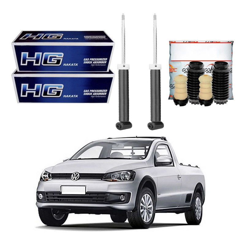 Kit Amortecedor Traseiro, Saveiro G6 1.6 2014 A 2016 em Oferta na Shopee