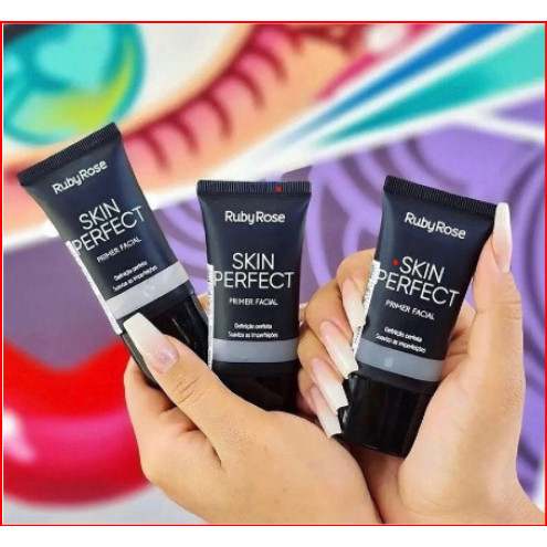 Kit 3 Pecas Primer Facial Ruby Rose Skin Perfect HB-8086