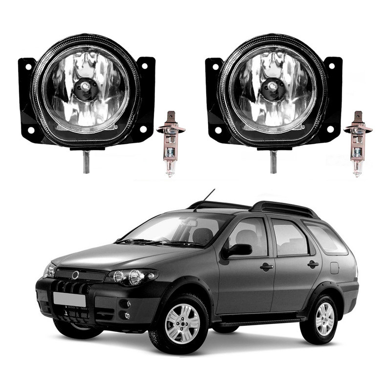 Par Farol Milha Lampada Palio Adventure 1.8 2003 A 2010