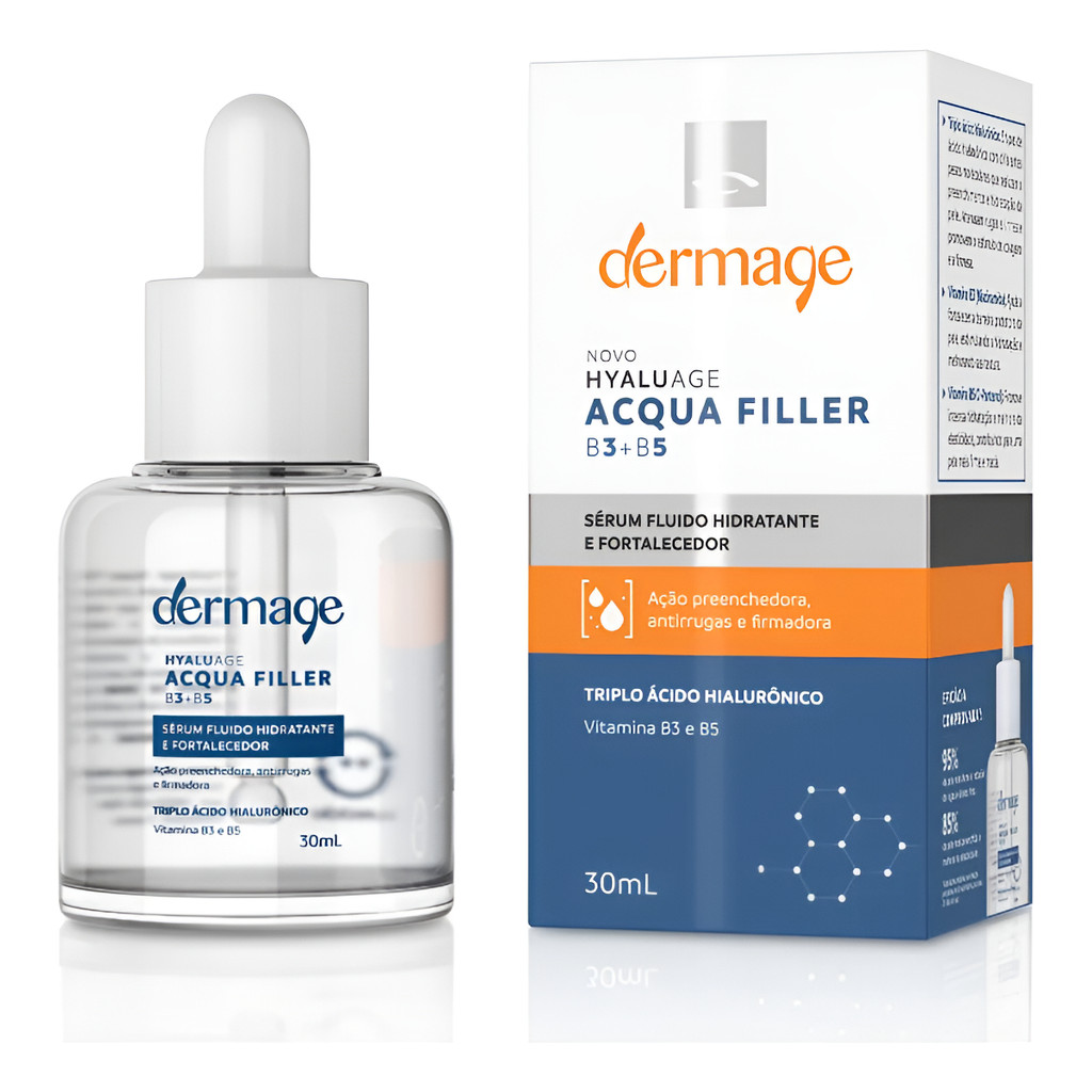 Dermage Acqua Filler - Hidratante Facial Intensivo 30ml Todo Tipo De Pele Dia/noite